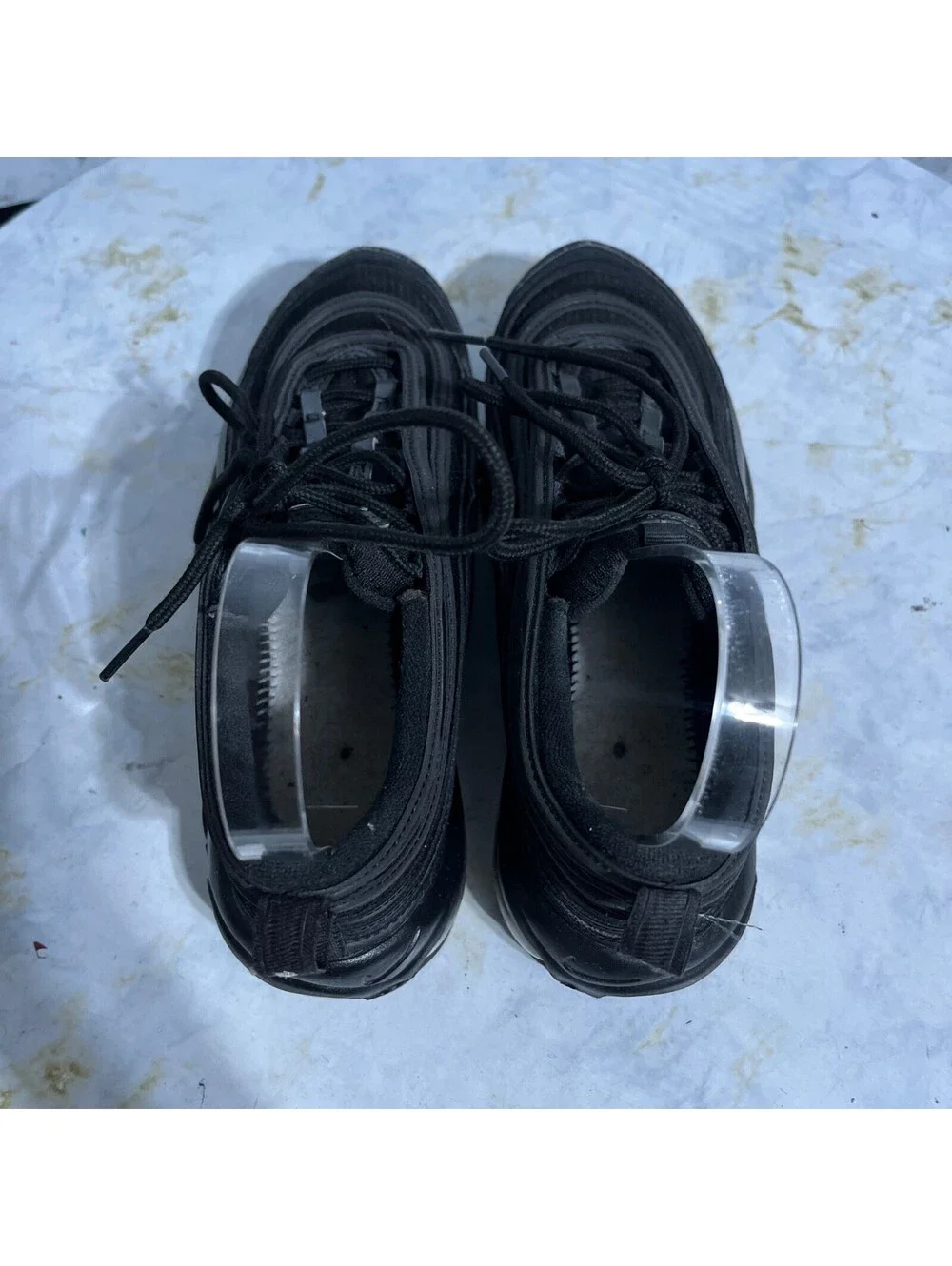 Nike Air Max 97 Women's Size 7 Shoes Black Athletic Low Top Trainer Sneakers